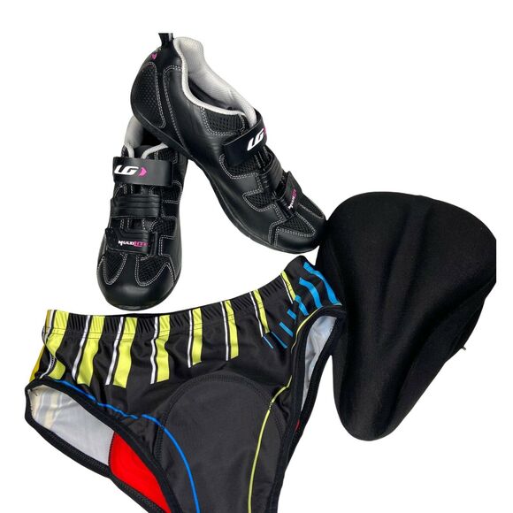 Chaussures Vélo Louis Garneau HRS-80 Femme, Clip 2 Trous, Grises, Taille 39